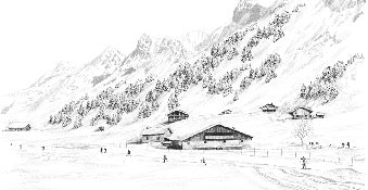 Wallpaper Clusaz ski fond montagne Confins