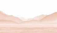 Papier peint Annecy et son lac paisible terracotta, XXL, tendance