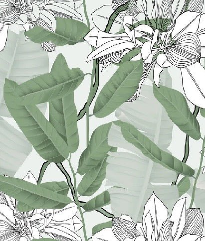 Nature foliage green flower NB wallpaper