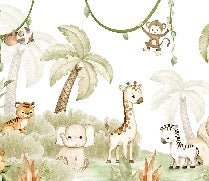 Soft savannah animal wallpaper