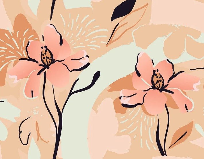 Yoga meditation flower wallpaper