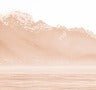 Papier peint Annecy et son lac paisible terracotta, XXL, tendance