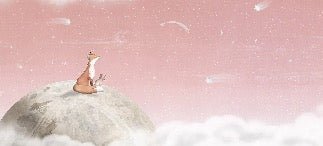 Soothing night baby pink wallpaper