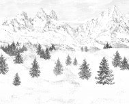 Aiguilles d'Arves wallpaper