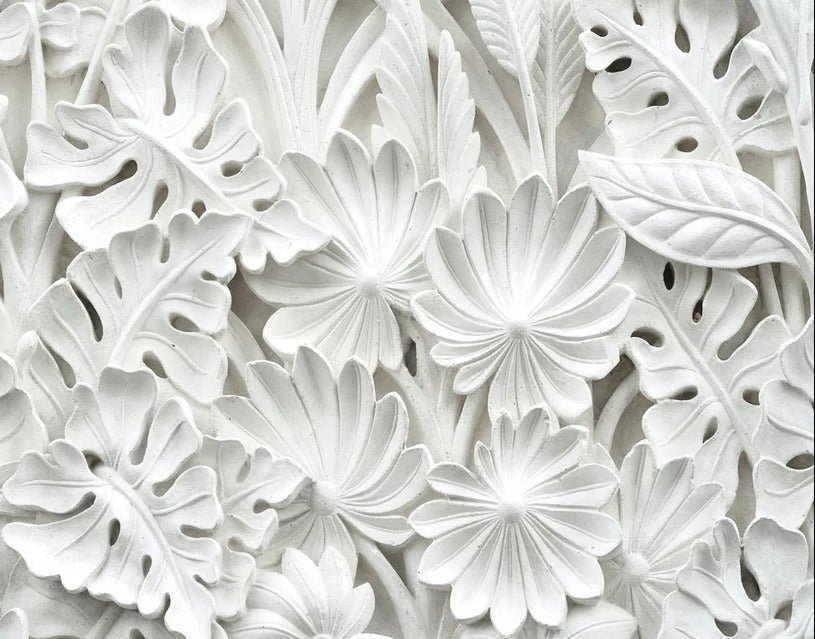 White Garden wallpaper