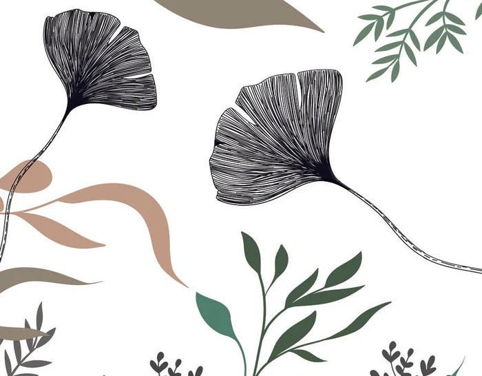 Floral artist ginkgo wallpaper