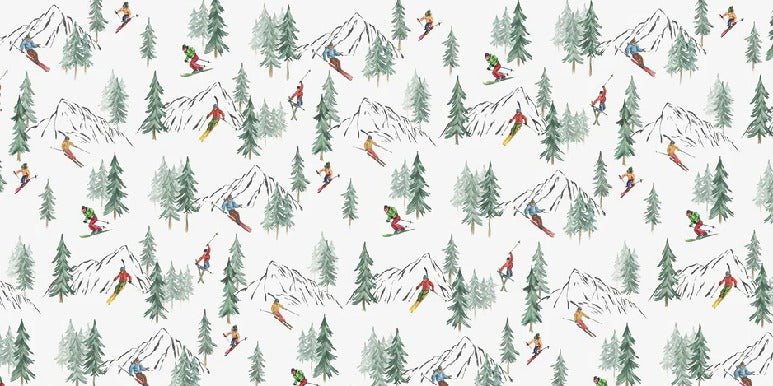 Alpine glides wallpaper