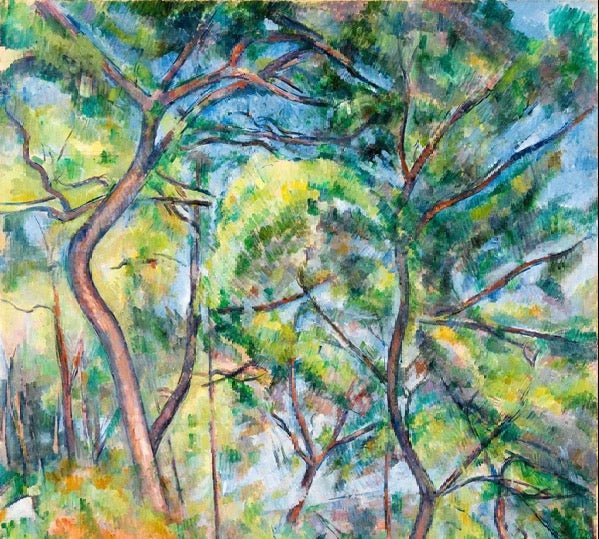 Pine Forest Wallpaper - Paul Cézanne