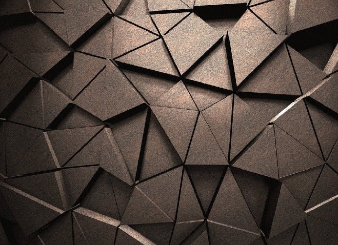 3D wallpaper black perspective rouille