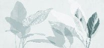 Modern sea green foliage wallpaper