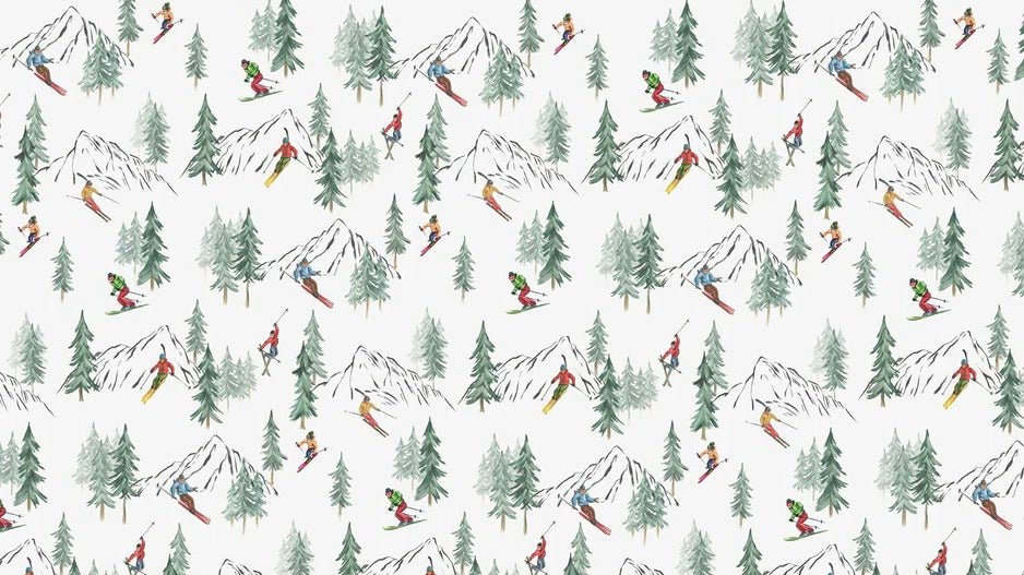 Alpine glides wallpaper