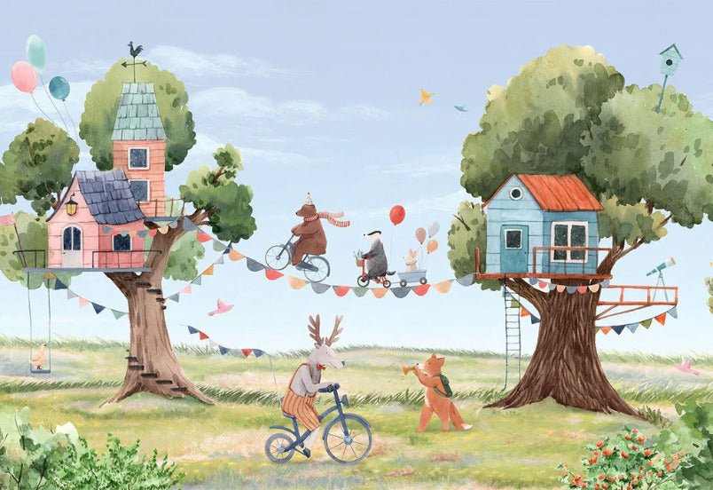 Baby animals fanfare wallpaper