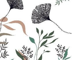 Ginkgo floral artist wallpaper