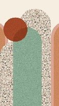 Art pop deco graphic trend wallpaper
