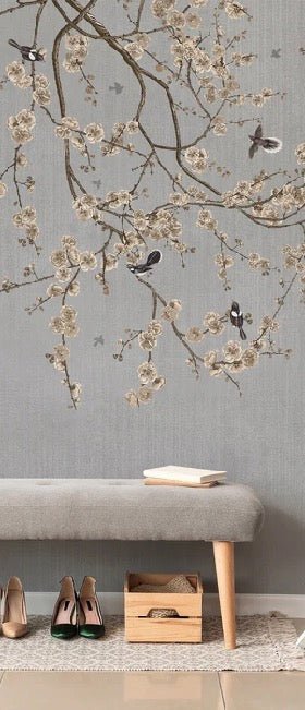Flowering branches wallpaper