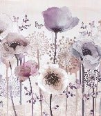 Fleur Parme wallpaper