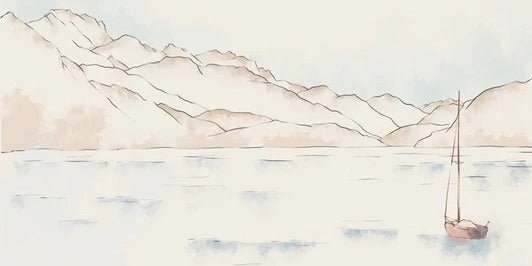 Papier peint Annecy, cimes & art, XXL, tendance