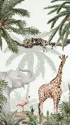Children's wallpaper peaceful jungle