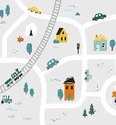 Children's wallpaper racetrack