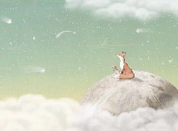 Baby wallpaper soothing night green