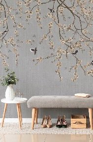 Flowering branches wallpaper