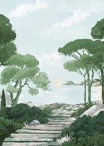 Wallpaper stroll through the green creeks