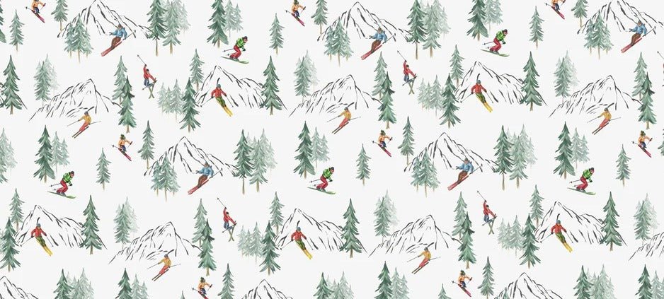 Alpine glides wallpaper