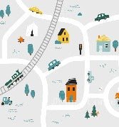 Children's wallpaper racetrack
