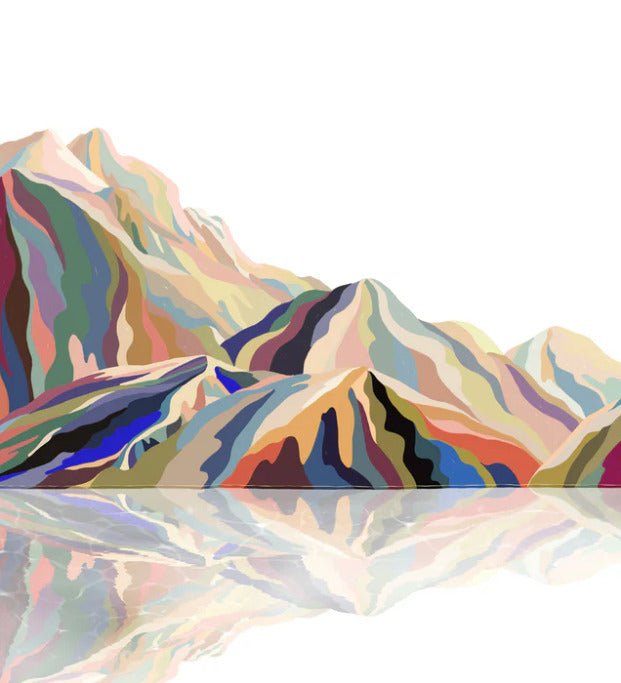 Annecy arty color wallpaper