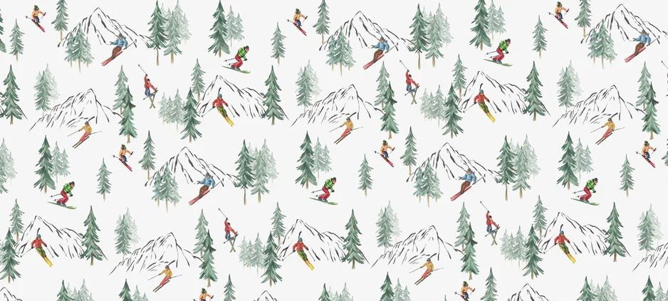 Alpine glides wallpaper