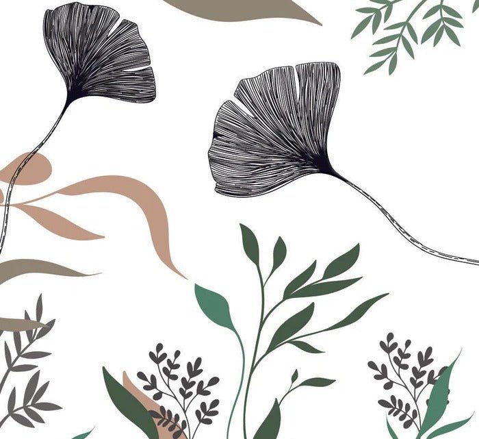 Ginkgo floral artist wallpaper