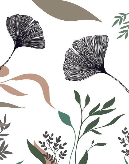 Floral artist ginkgo wallpaper