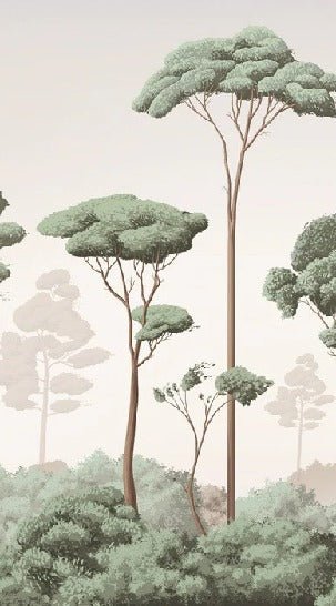 Light Breeze Pine Forest Wallpaper