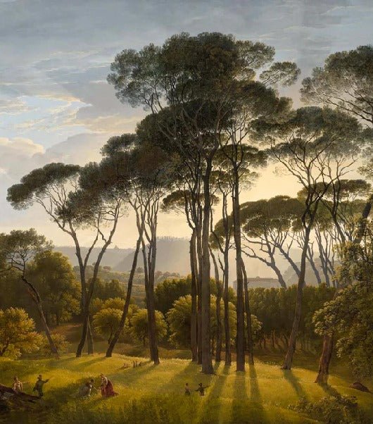 Wallpaper hall historical landscape Italy