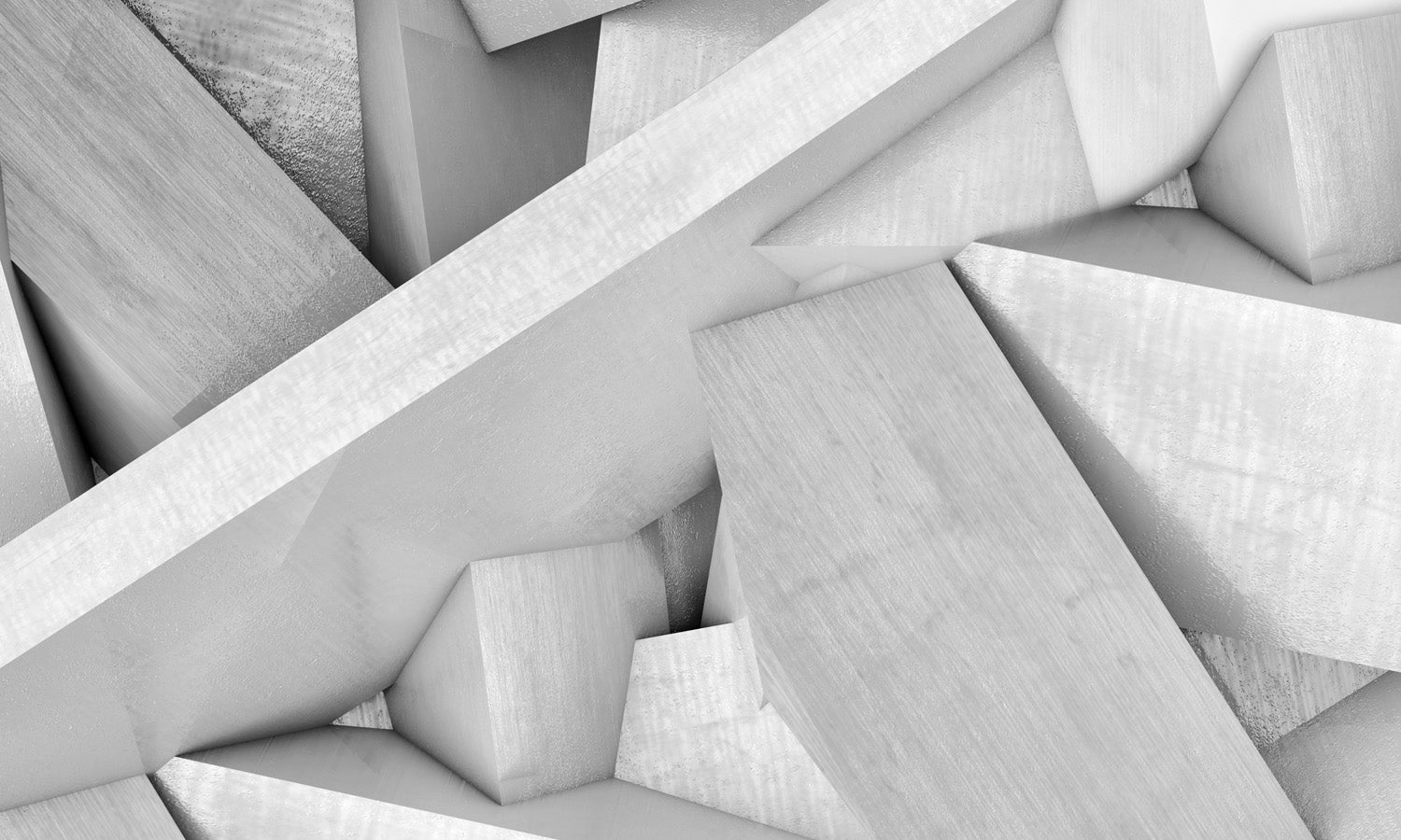 Papier peint 3D design architectural béton, mural concept, tendance