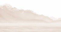 Papier peint Annecy et son lac paisible beige, XXL, tendance