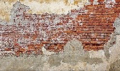 Broken brick bistro wallpaper