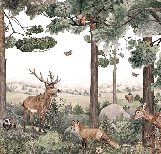 Baby wild trail wallpaper