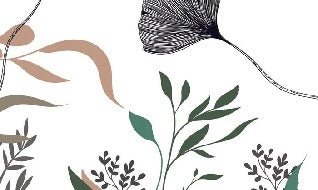 Floral artist ginkgo wallpaper