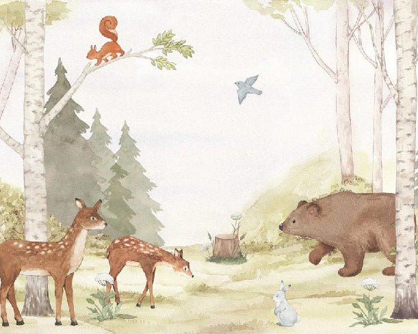 Enchanted forest wallpaper