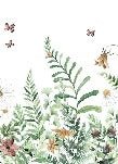 Floral fairy wallpaper for kids