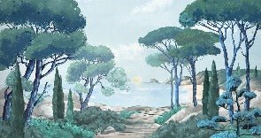 Wallpaper stroll in the calanques