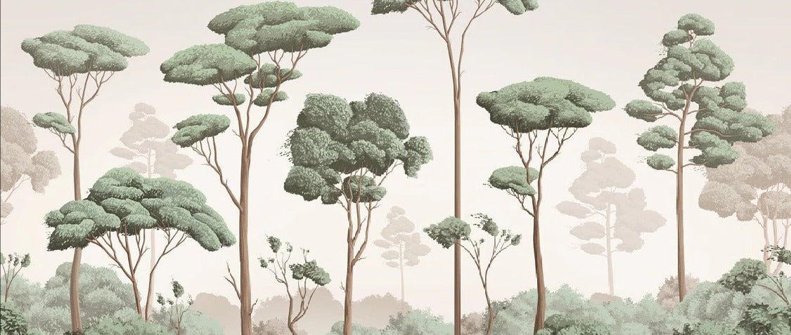 Light Breeze Pine Forest Wallpaper