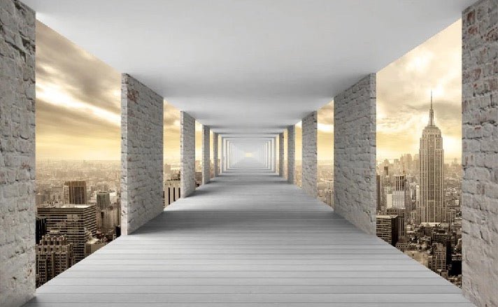 Papier peint trompe l'oeil New York Hall, XXL, tendance