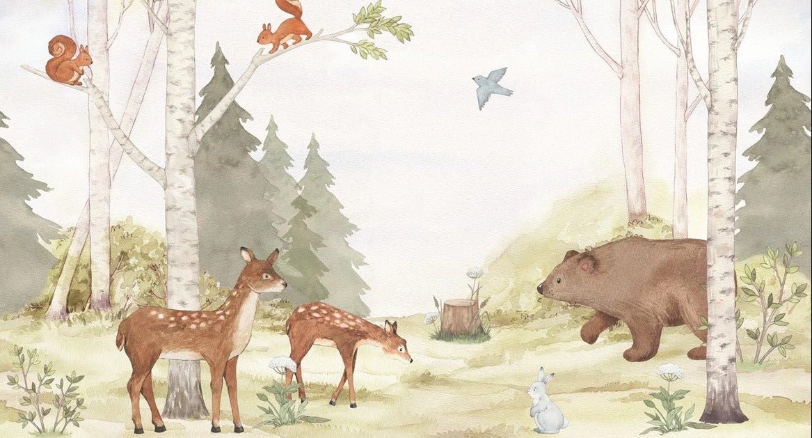 Enchanted forest wallpaper