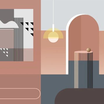Geometric wallpaper graphic design architecture