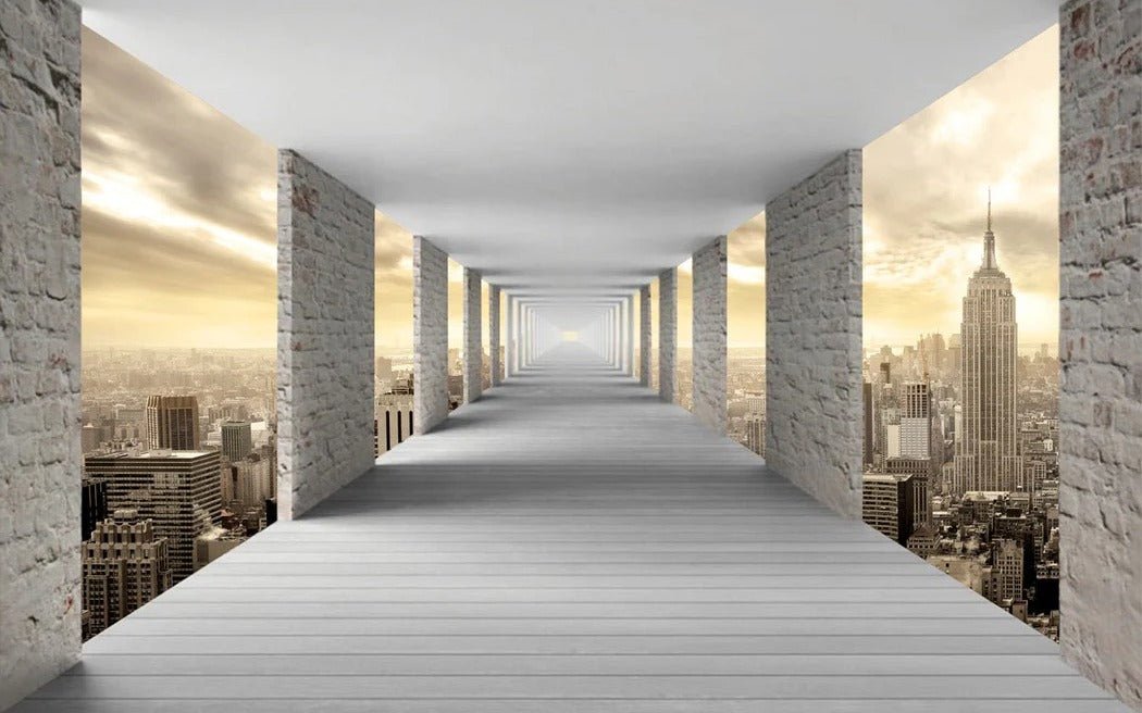 Papier peint trompe l'oeil New York Hall, XXL, tendance