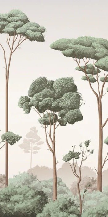 Light Breeze Pine Forest Wallpaper