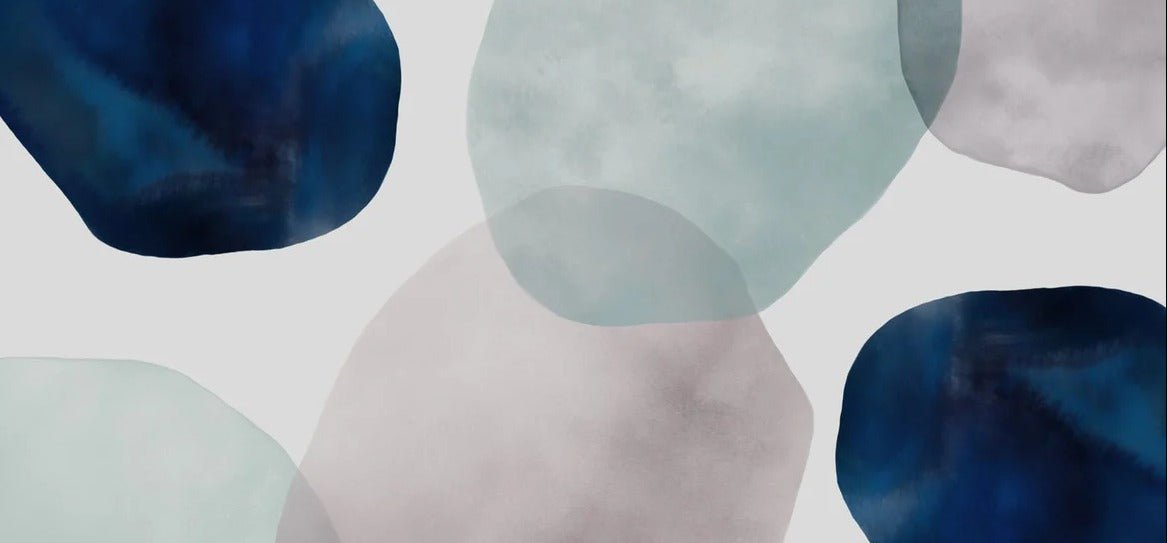 Papier peint cercle abstrait watercolor, XXL, tendance