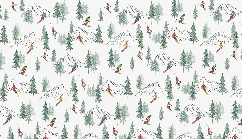 Alpine glides wallpaper
